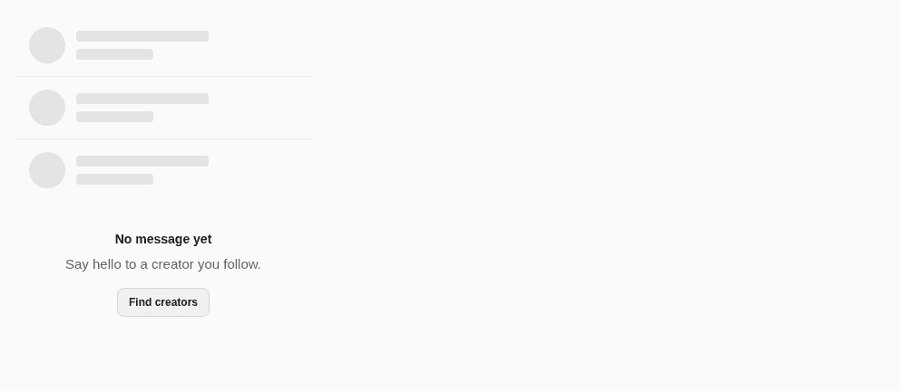 List — Loading and empty, as React Native renders it